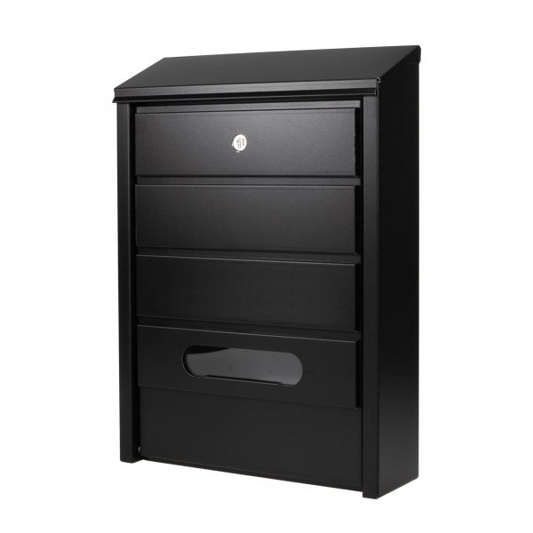 Poštovní schránka BASIC úzká - černá