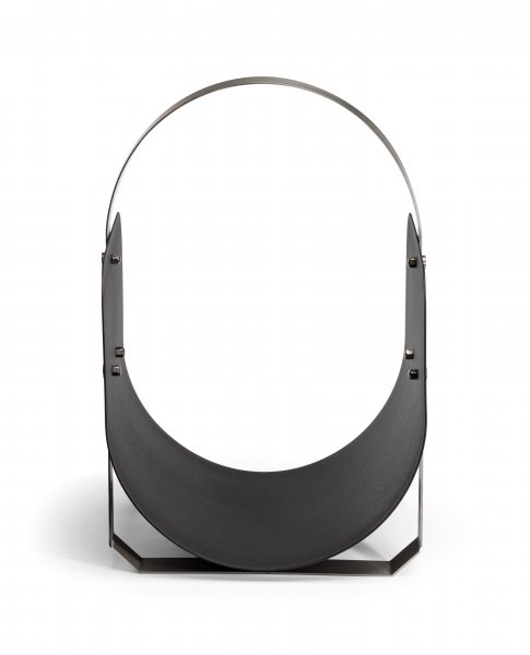 Koš na dřevo kruhový s úchytem AERO HOLD 3