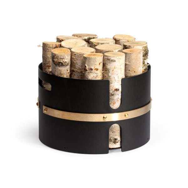 Koš na dřevo kruhový vystužený AERO 5